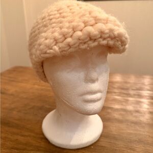 Patricia Underwood Soft Cream Knit Hat